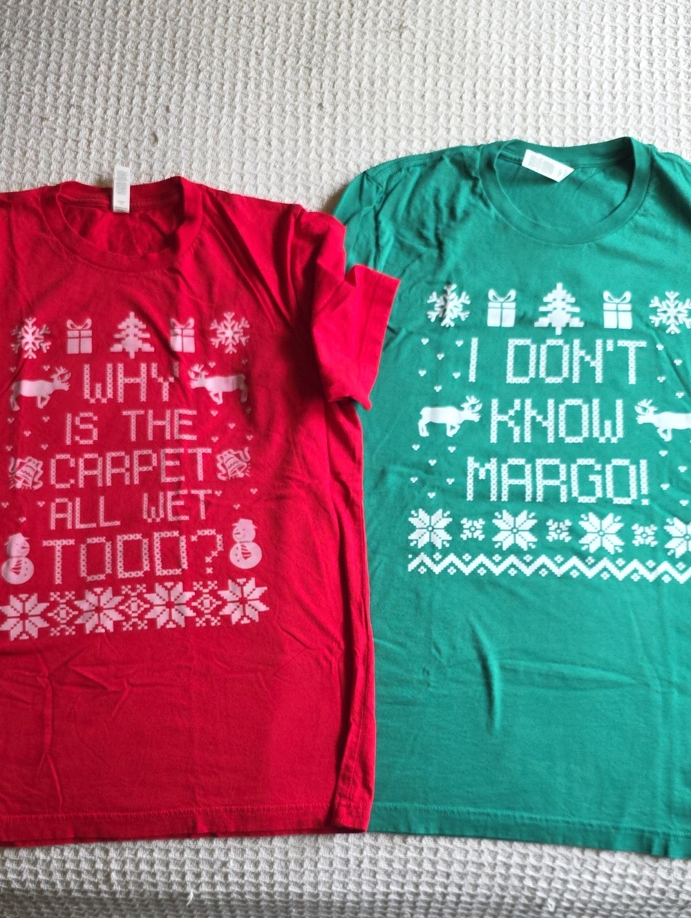 His And Hers Holiday Graphic Tees